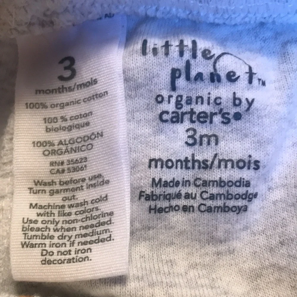 3/$10 Little planet organic by Carter’s infant pants